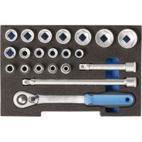 Gedore 1100 CT1-19 Набор торцевых головок 1/2" в 1/2 L-BOXX® 136 модуль, 21 предмет