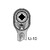 Gedore 3093 U-10 K Ключ трещоточный пластиковый
