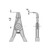Gedore 8000 AE 01 - AE 41 Плоскогубцы для внешних удерживающих колец, форма В