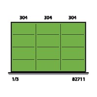 Gedore 82711 - 82719 Набор разделителей высотой 50 мм для шкафов с выдвижными ящиками типа 56